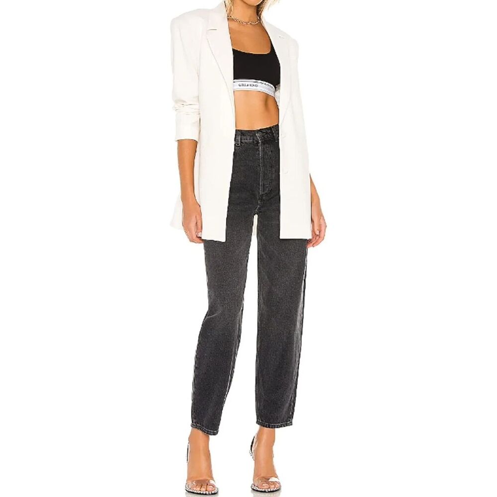 BOYISH BY HER 25 Tommy The Hustler 100% cotton Denim Black Jeans Straight Leg